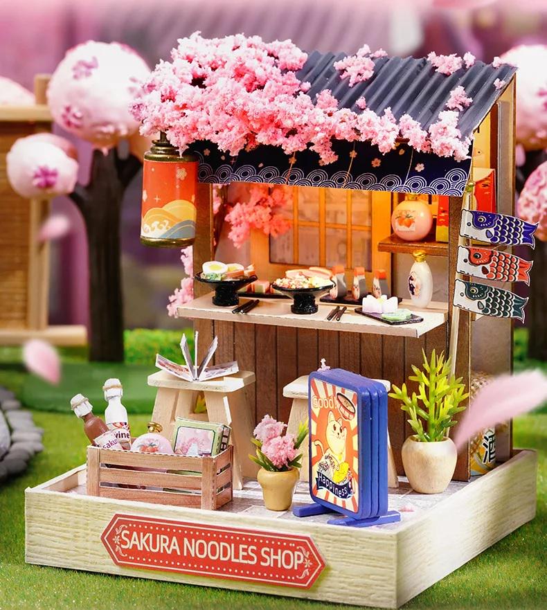 Румбокс 3D DIY Sakura noodles shop (QT-041) - фото 8