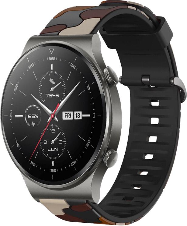 Ремінець Tactic Camouflage для Huawei Watch GT 2 Pro Khaki (32939-17)