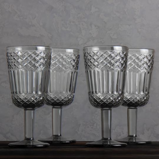 Набор бокалов Elisey Топаз 200 мл 4 шт. Прозрачный (9057-004)