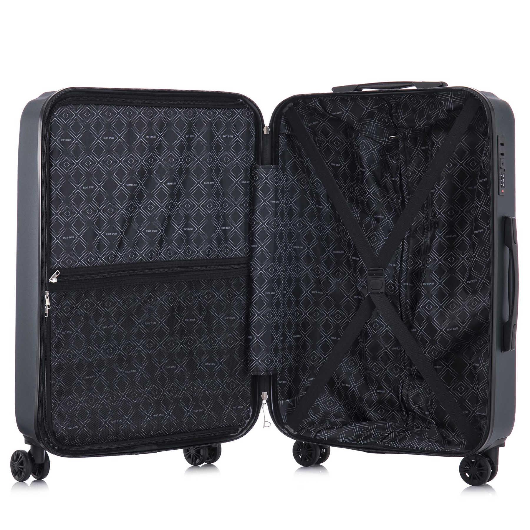 Чемодан SEMI LINE 24" M Navy-Green (T5859-2) - фото 6