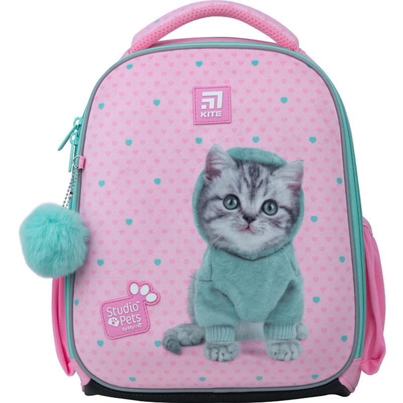 Школьный рюкзак KITE Education Studio Pets 35x26x13,5 см Розовый (SP22-555S-1)