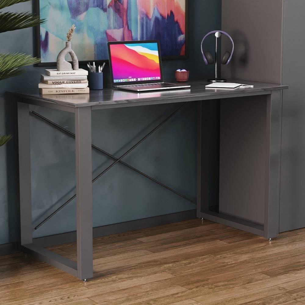 Письменный стол Ferrum-decor Драйв металл/ДСП 32 мм 750x1200x700 мм Черный/Сосна Кембра (FRD-103382)