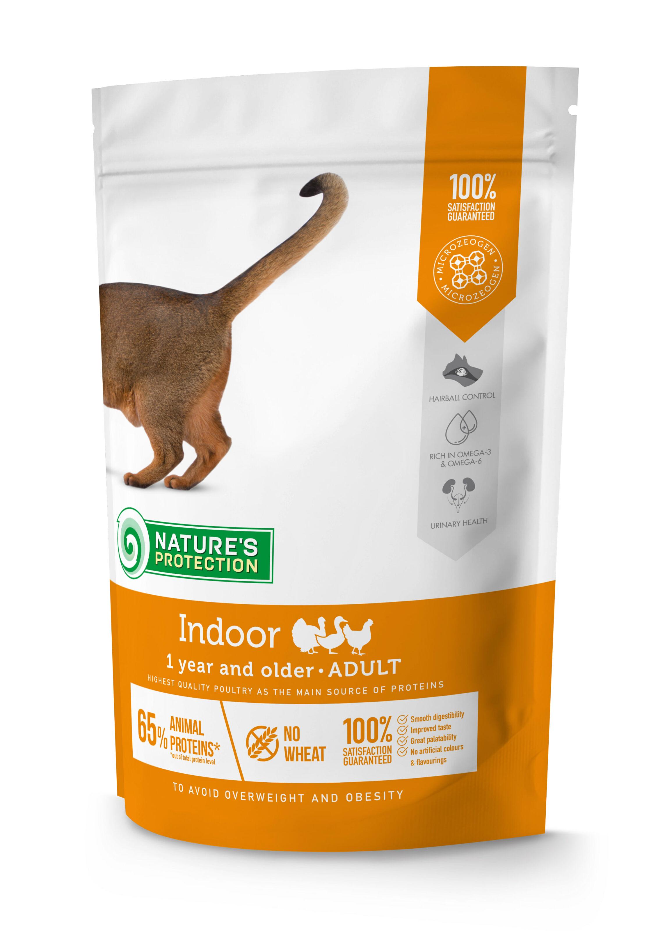 Корм сухой для котов Nature's Protection Indoor 400 г (4771317457639)