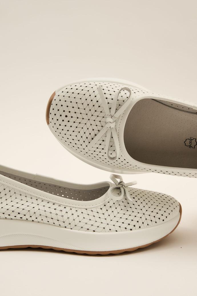 Балетки ALLSY кожаные р. 37 Белый (196788) - фото 5 Балетки ALLSY кожаные р. 37 Белый (196788) - фото 5