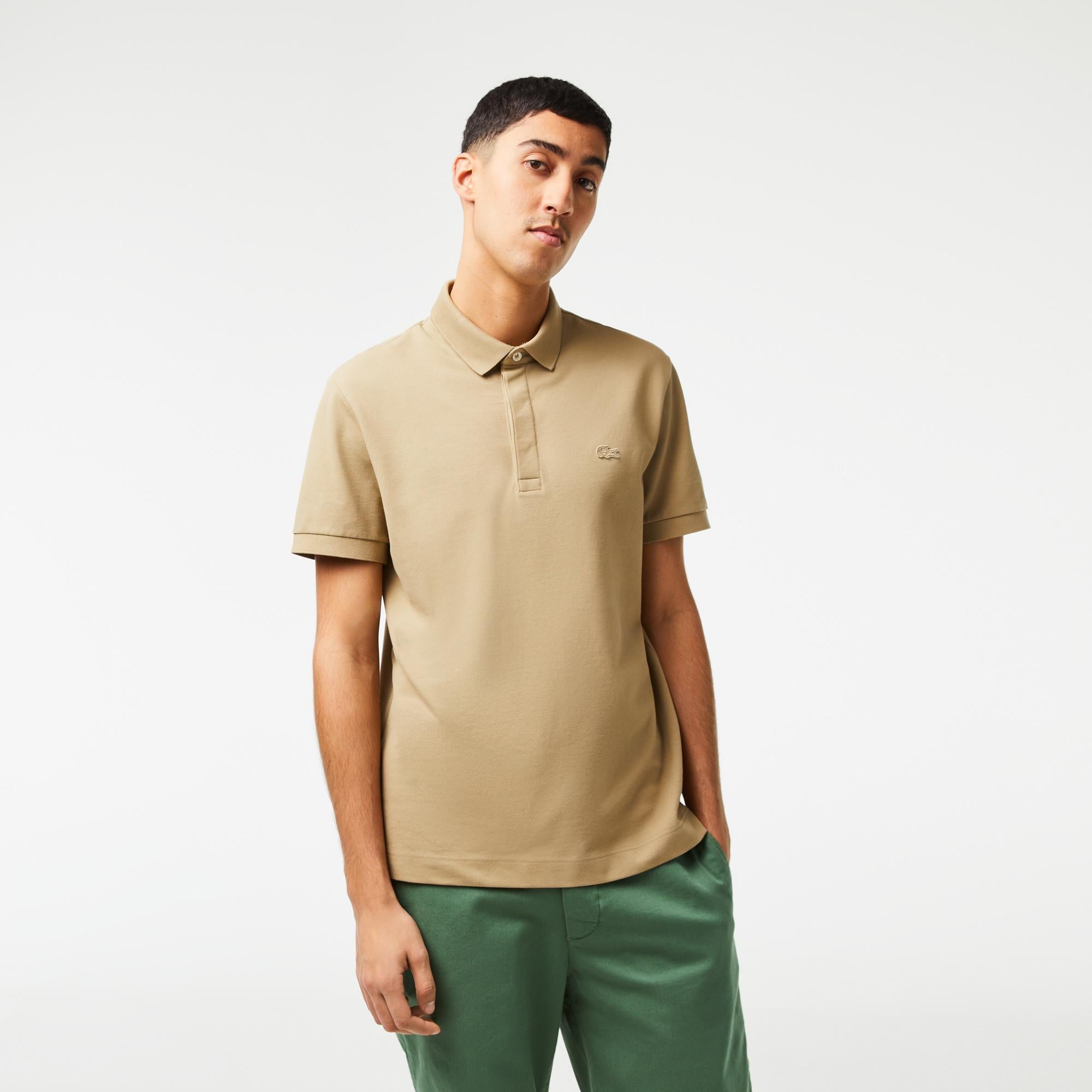 Поло мужское Lacoste Paris Polo 14088 S Beige (17790231)