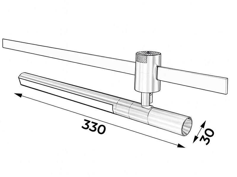 Светильник трековый светодиодный LEDUA AeroLine YZ1820 48V 15W 4000К 24° 30x330 мм Черный (10257) - фото 2 Светильник трековый светодиодный LEDUA AeroLine YZ1820 48V 15W 4000К 24° 30x330 мм Черный (10257) - фото 2