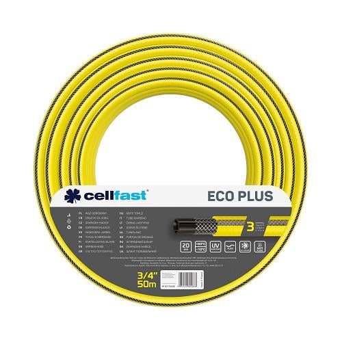 Шланг садовий для поливу Cellfast ECO PLUS 3/4" 3 шари 20 бар 50 м (12-172) - фото 1