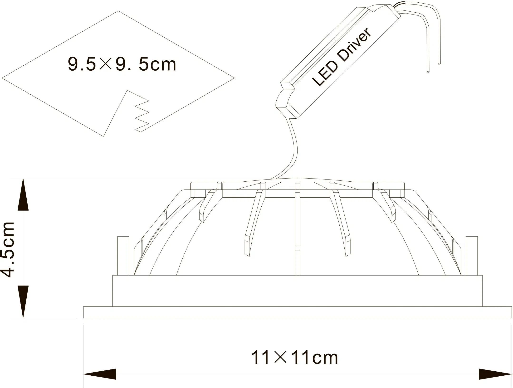 Світильник стельовий світлодіодний Arte Lamp RIFLESSIONE 8W (A7408PL-1WH) - фото 4