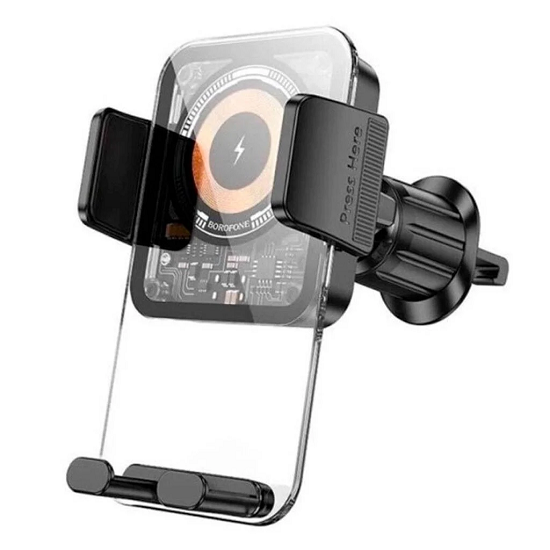 Держатель для телефонов в машину с беспроводной зарядкой Borofone BH209