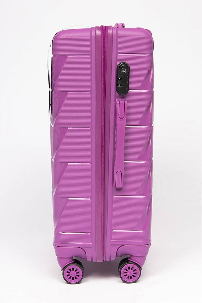 Чемодан женский L Фиолетовый (ЦБ-00181515) - фото 4 Чемодан женский L Фиолетовый (ЦБ-00181515) - фото 4