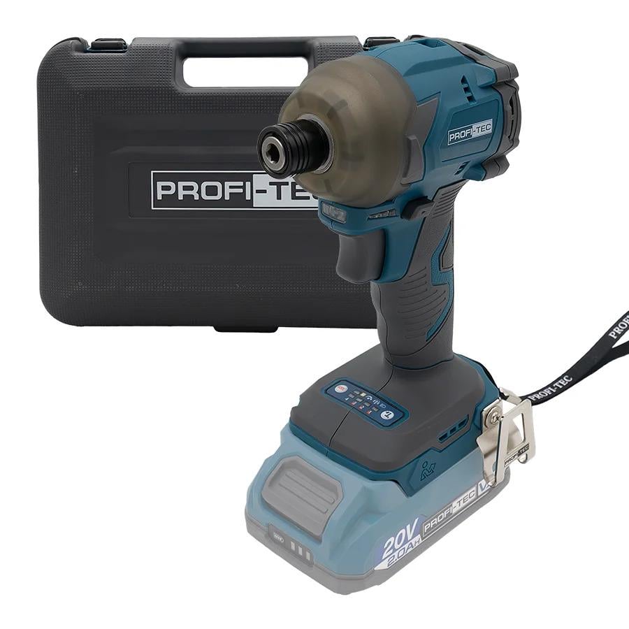 Гайковерт импульсный аккумуляторный PROFI-TEC PPID2620 ​​POWERLine 20 В 230/260 Нм HEX 1/4" без аккумулятора и зарядного устройства (LO-06612)