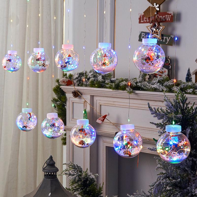 Гирлянда светодиодная Lesko Y003 Santa Claus 3,5 м Разноцветный (21-49-8658-31156)