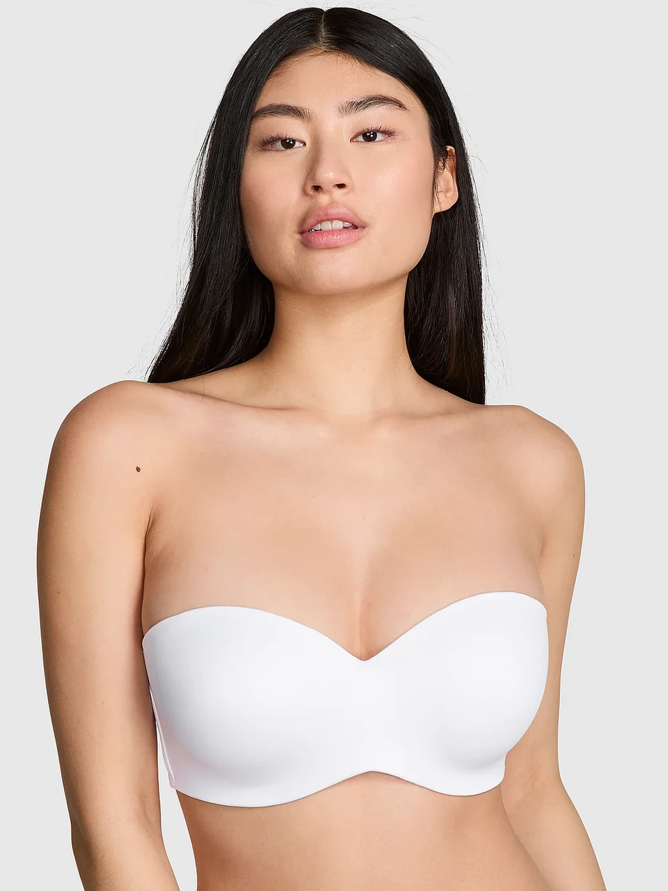 Бюстгальтер Victoria's Secret Wear Everywhere Lightly Lined Strapless Bra 75B Білий (27001597)