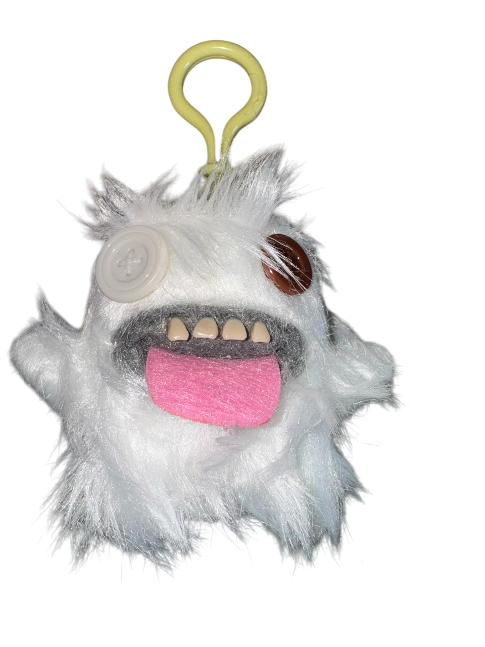Игрушка мягкая монстрик Fuggler с зубами Белый