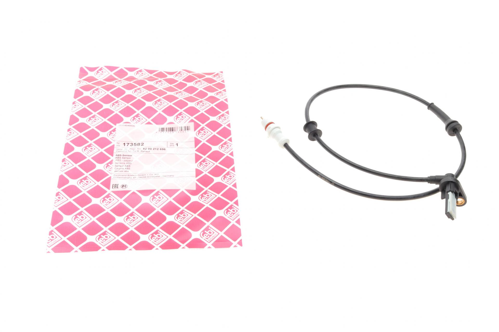 Датчик ABS задний FEBI BILSTEIN для Renault Kangoo 1,2-1.9 dCi 97- R (173582)