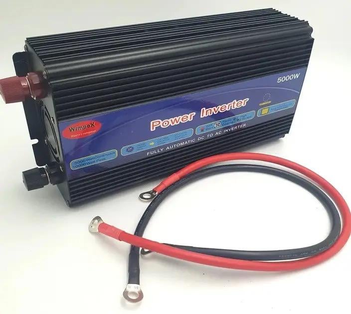 Автомобильный инвертор Wimplex Inverter 5300W 24В-220В с USB 5,3 кВт (16758) - фото 2