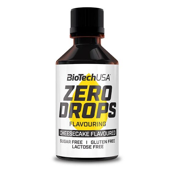 Замінник харчування BioTechUSA Zero Drops 50 мл 100 порцій Cheesecake - фото 1