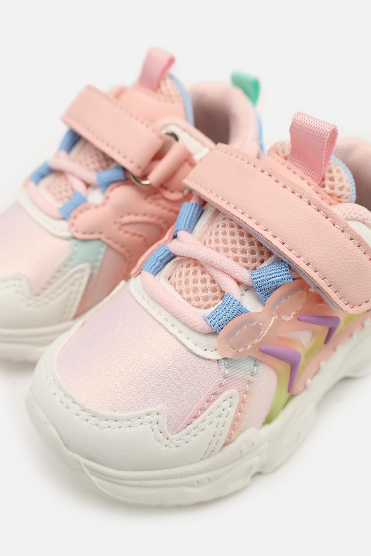 Кросівки для дівчинки ЦБ-00273943 на плоскій підошві р. 21 Рожевий (SKT001057104) - фото 5
