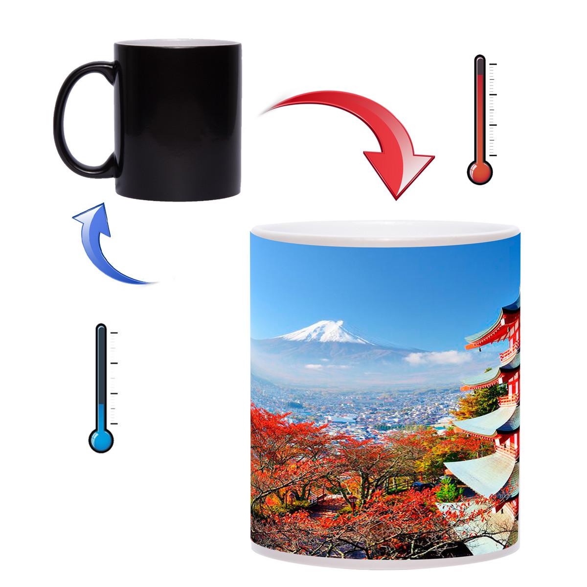 Чашка хамелеон Осінній Кіото 330 мл (new00140) - фото 3 Чашка хамелеон Осінній Кіото 330 мл (new00140) - фото 3