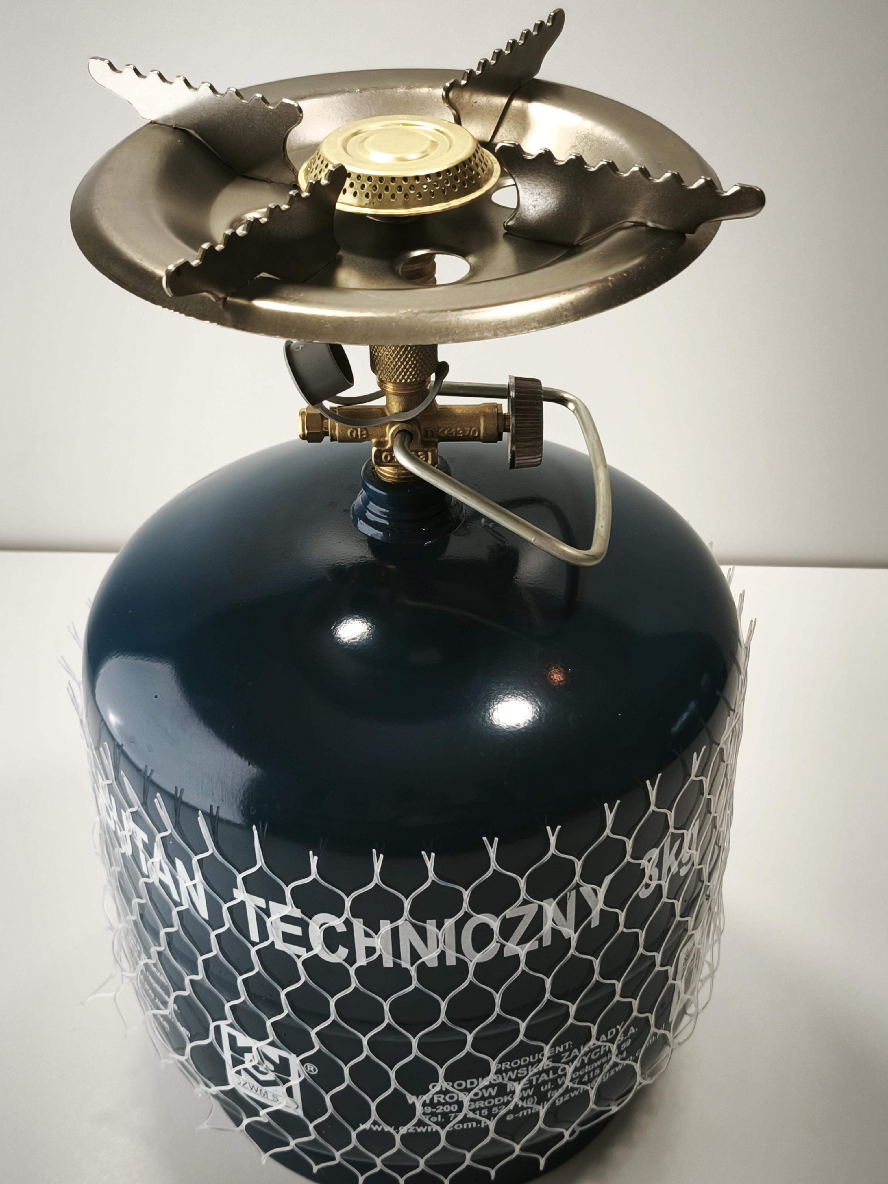 Балон газовий туристичний GZWM 7 л/3 кг з горілкою PAMIR - фото 2 Балон газовий туристичний GZWM 7 л/3 кг з горілкою PAMIR - фото 2