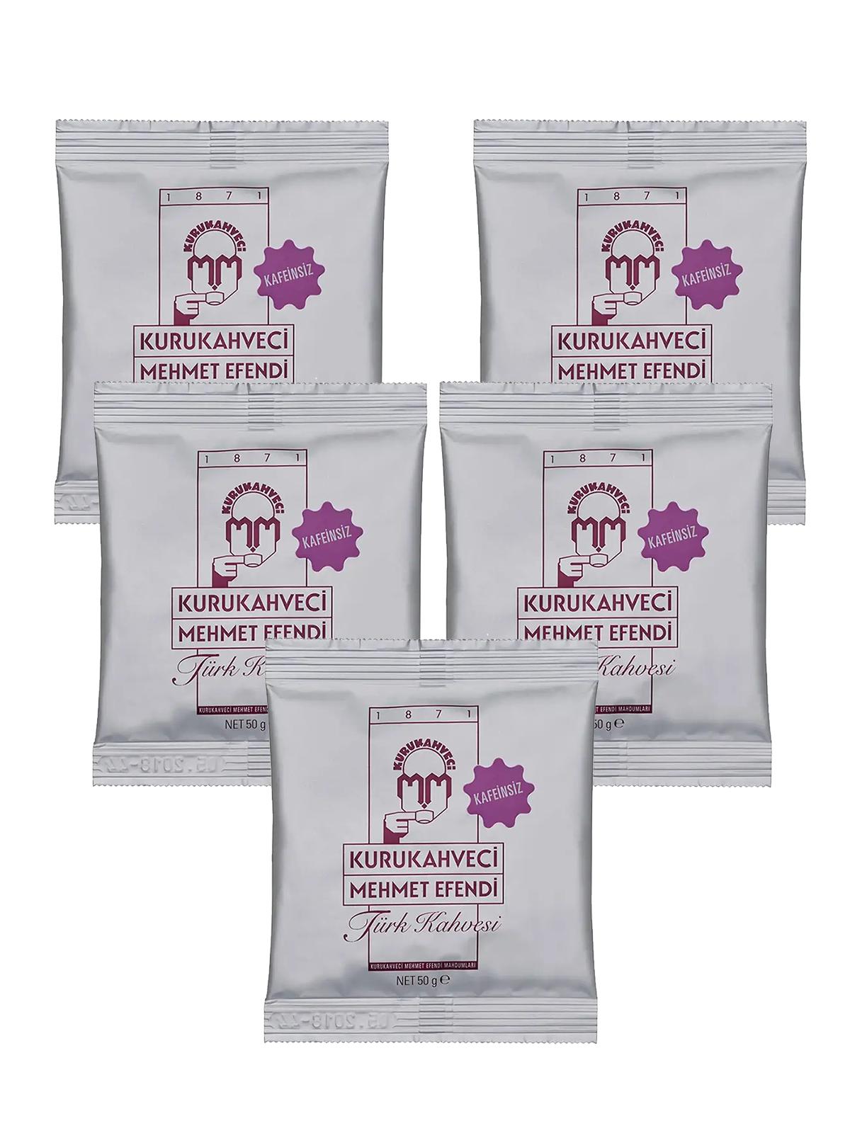 Кофе молотый без кофеина Kurukahveci Mehmet Efendi 50 г 5 шт. (2615636184) - фото 2 Кофе молотый без кофеина Kurukahveci Mehmet Efendi 50 г 5 шт. (2615636184) - фото 2