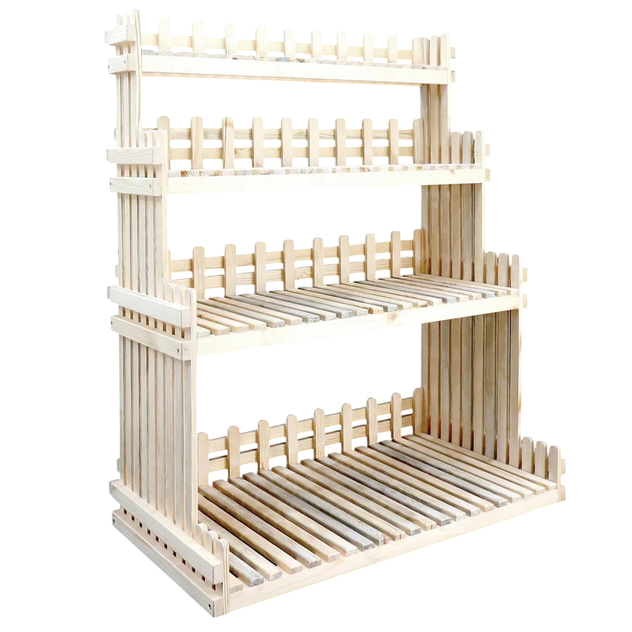 Стеллаж кухонный из дерева Грейфорт Бланже (СТА-004801)