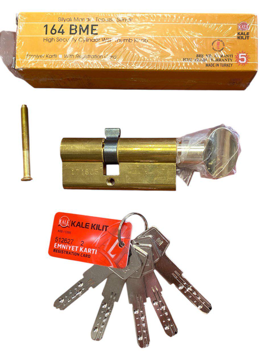 Цилиндр для замка Kale 164 BM 71 26/10/35Т поворотник с большей стороны Латунь - фото 1 Цилиндр для замка Kale 164 BM 71 26/10/35Т поворотник с большей стороны Латунь - фото 1