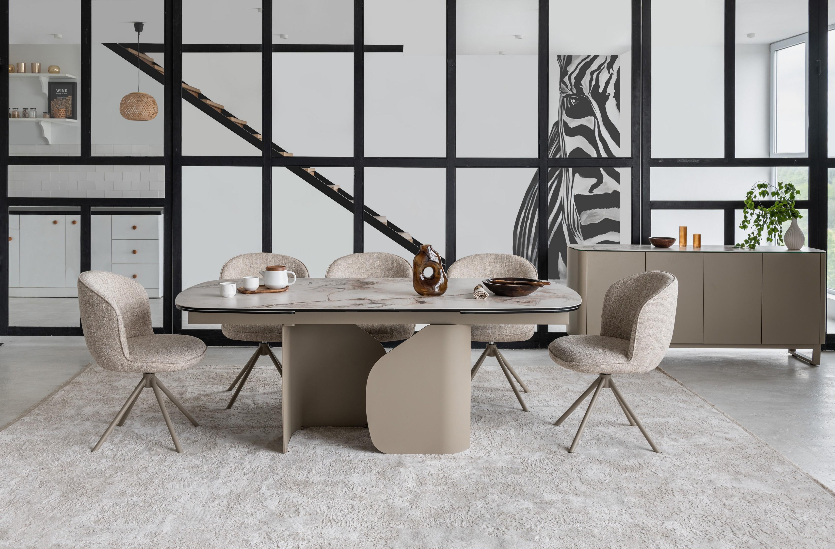 Обідній стіл розсувний Vetro Mebel Крістіано 2000/3000х1000x760 мм Аврора голд/Бежевий (TML-1300) - фото 6 Обідній стіл розсувний Vetro Mebel Крістіано 2000/3000х1000x760 мм Аврора голд/Бежевий (TML-1300) - фото 6