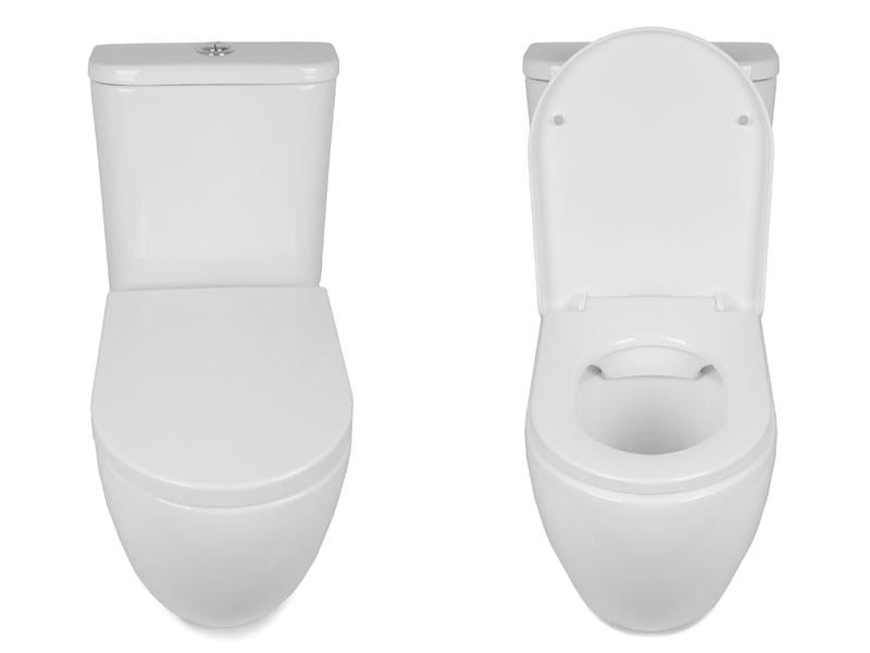 Унитаз-компакт напольный NEWARC Modern Rimless Белый (3822W NEW) - фото 7 Унитаз-компакт напольный NEWARC Modern Rimless Белый (3822W NEW) - фото 7