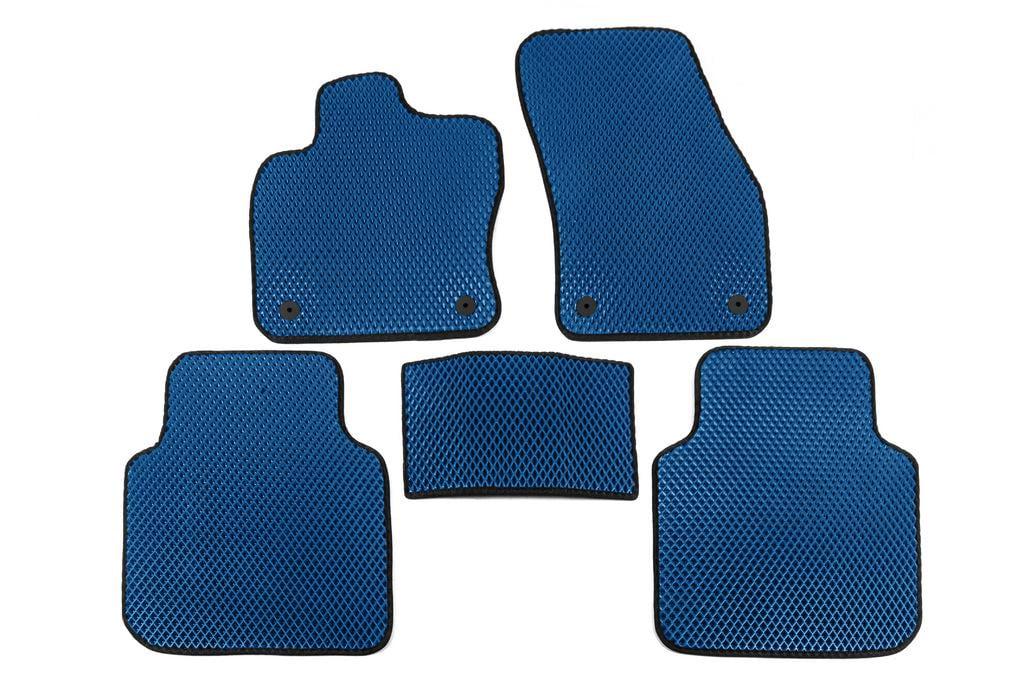 Коврики EVA Ollspase 2 ряда для Volkswagen Tiguan 2016-2023 гг. Синий (128733)