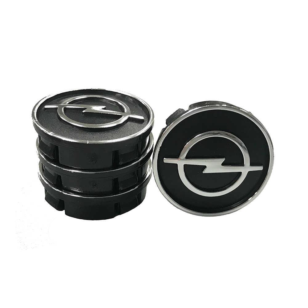 Заглушка колесного диска Opel 60x55 мм 4 шт. Черный (00000044864)