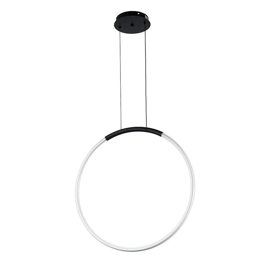 Люстра LED в виде 1 кольца 7812022 600 BK 23W Черный