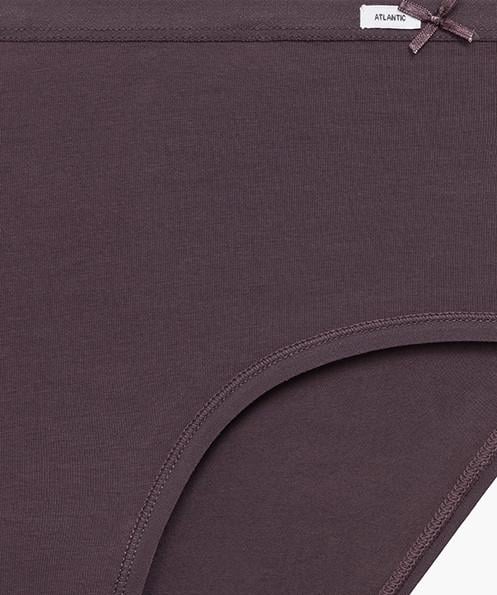 Комплект трусів-сліпів жіночих Atlantic 3CLP-004 бавовняних L Фіолетовий/Рожевий/Коричневий (2836701543) - фото 4 Комплект трусів-сліпів жіночих Atlantic 3CLP-004 бавовняних L Фіолетовий/Рожевий/Коричневий (2836701543) - фото 4