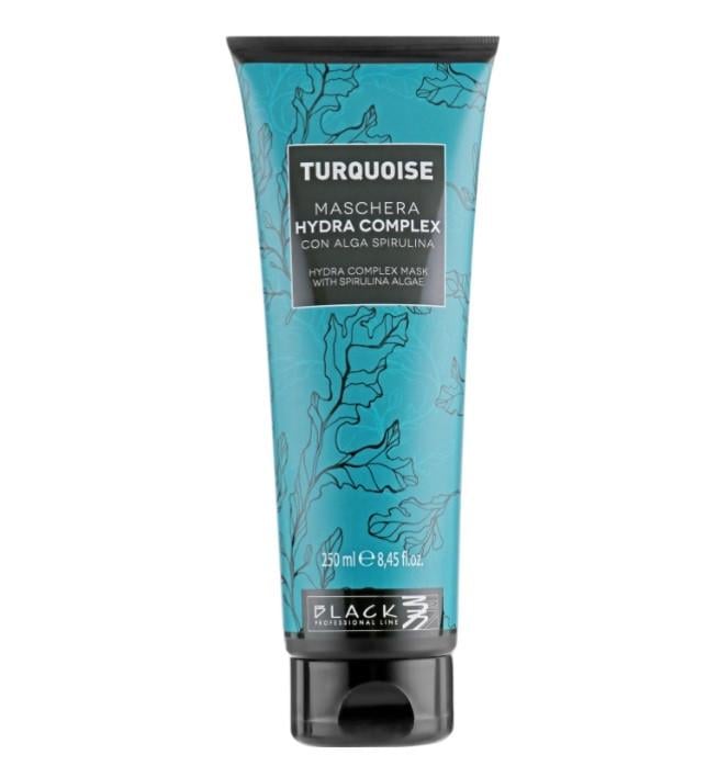 Маска для пошкодженого волосся Black Professional Line Turquoise Hydra Complex Mask відновлююча 250 мл (2562316627)