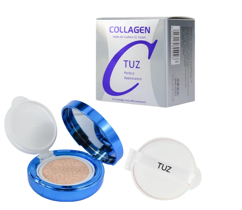 Кушон Tuz Collagen 02-Natural skin 2в1 с дополнительным рефилом Натуральный (2091391698)