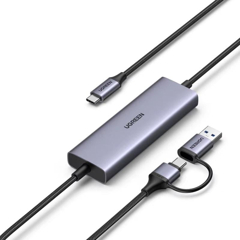 Карта видеозахвата UGREEN CM725 Type C USB-C HDMI Video Capture Card with HDMI Zero-Latency Pass-Through 100W PD Charging (65856)