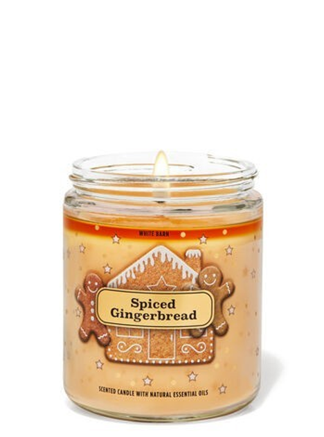 Свічка ароматична Bath&Body Works Spiced Gingerbread 198 г (2094754617) - фото 1