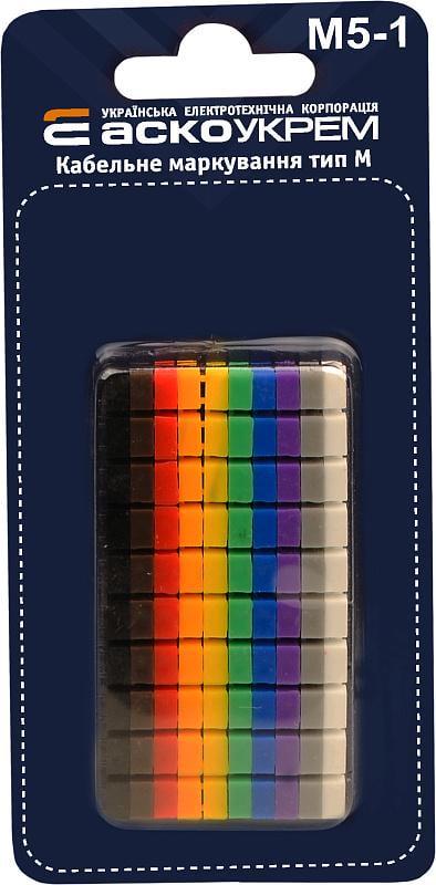 Комплект АСКО-УКРЕМ тип М5-1 без символів 2,5 мм2 кабельная маркировка 100 шт. (A0150080088)