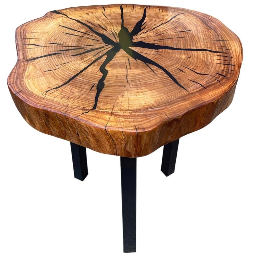 Столик журнальный Берест №9 с эпоксидной смолой