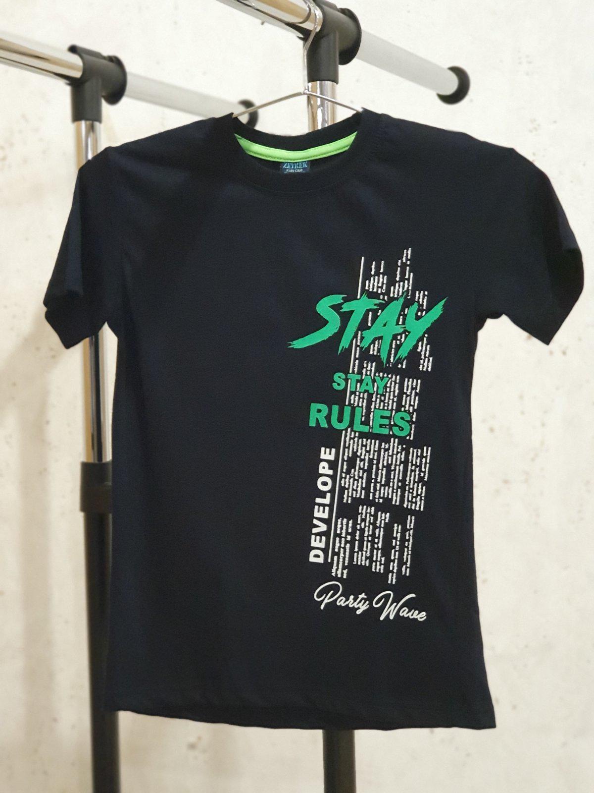 Футболка Stay 11-12 лет 152 см Синий (14705652)