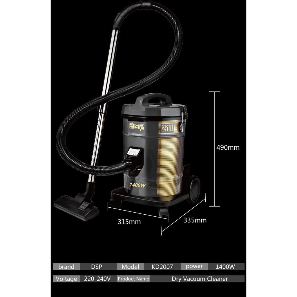 Пылесос DSP KD2007 1400 W 21 л (10-3-2007) - фото 4 Пылесос DSP KD2007 1400 W 21 л (10-3-2007) - фото 4