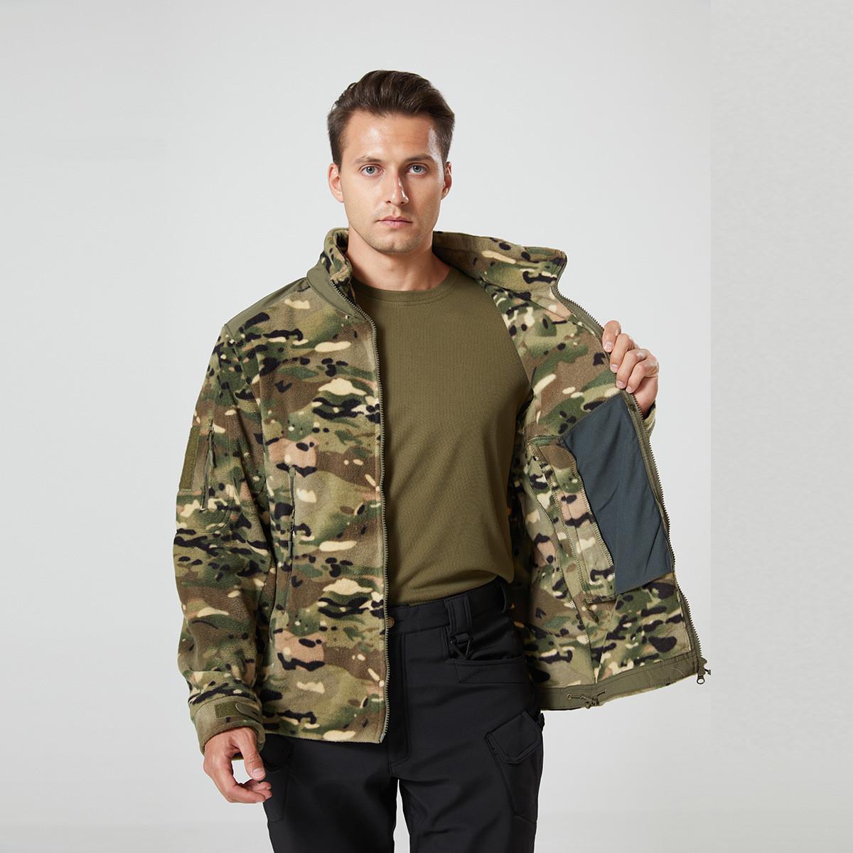 Куртка флисовая для осени и зимы Solve Woodland S (KT6000606) - фото 3 Куртка флисовая для осени и зимы Solve Woodland S (KT6000606) - фото 3