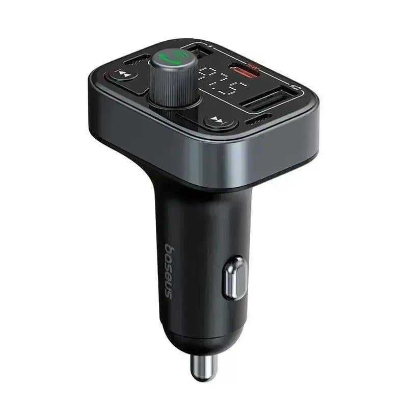 FM-модулятор Baseus S-09 Pro Series Car FM Transmitter Cluster Black (C10762200113-00)