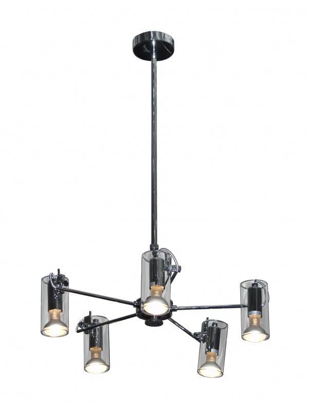 Люстра потолочная лофт Brille Br-549S/5E на 5 плафонов