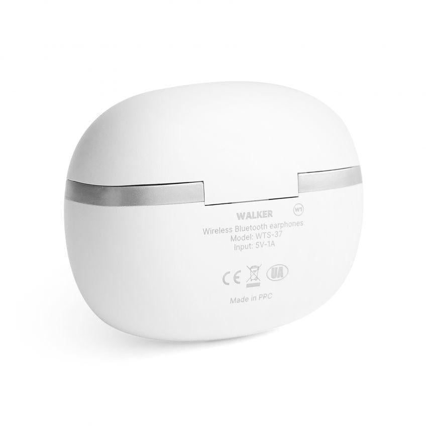Наушники Bluetooth WALKER WTS-37 White - фото 3