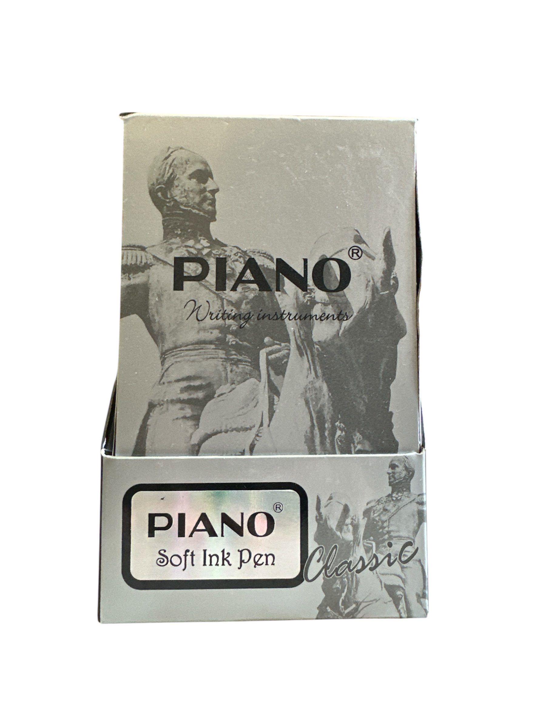 Ручка шариковая автоматическая Piano РТ-189 0,7 мм Синий (26159717) - фото 4