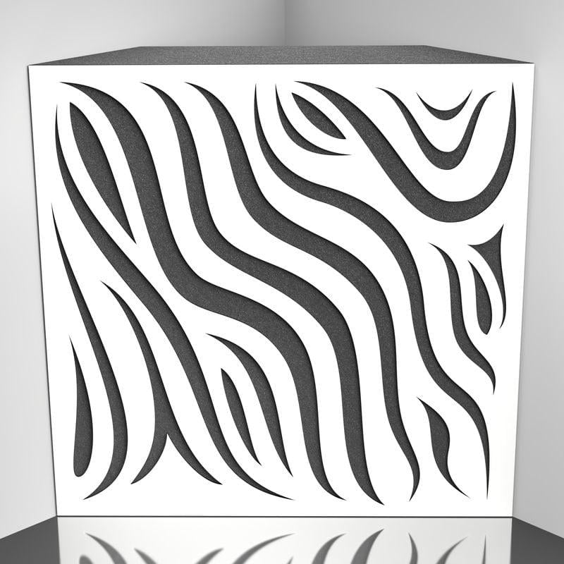 Бас ловушка Ecosound Chimera HDF 50х50 см 100 мм Белый (1467)