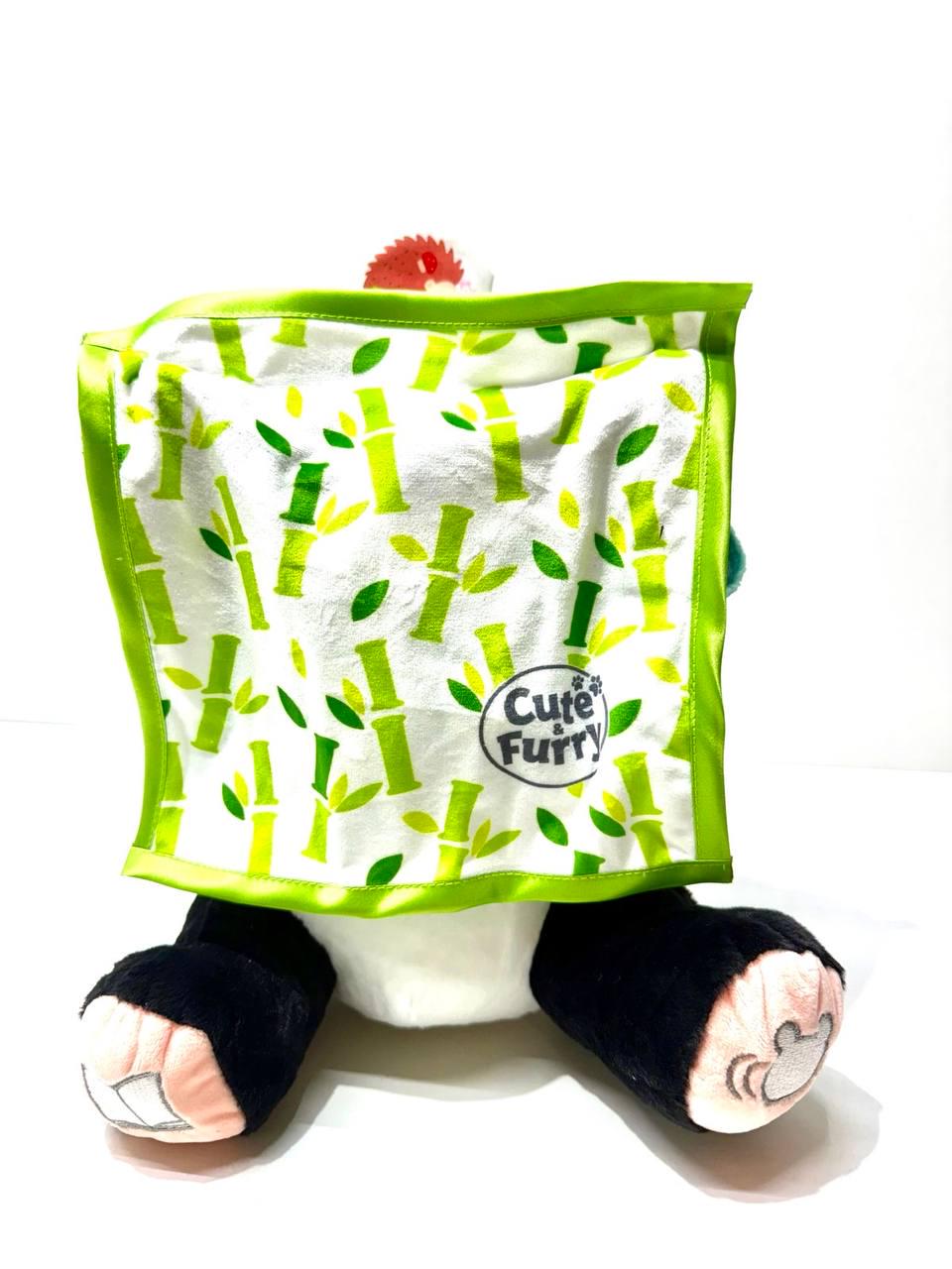 Панда-казкар інтерактивна грає у хованки 14 фраз розповідає казку 27 см Чорно-білий (6226 I UA) - фото 4 Панда-казкар інтерактивна грає у хованки 14 фраз розповідає казку 27 см Чорно-білий (6226 I UA) - фото 4