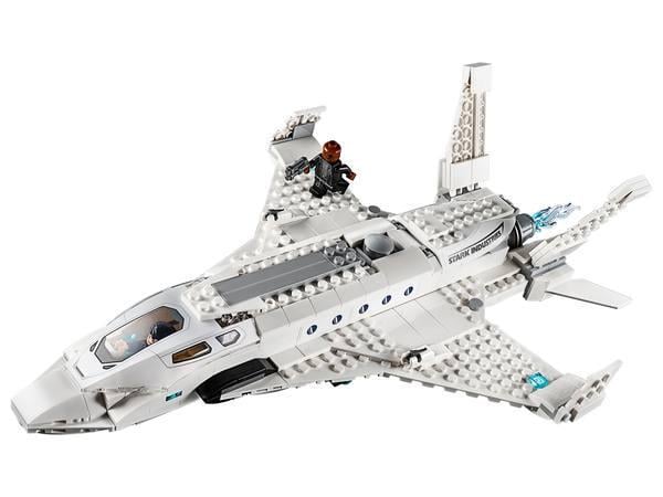 Конструктор Super Heroes Реактивний літак Старка та Атака дрону 528 деталей (11315)