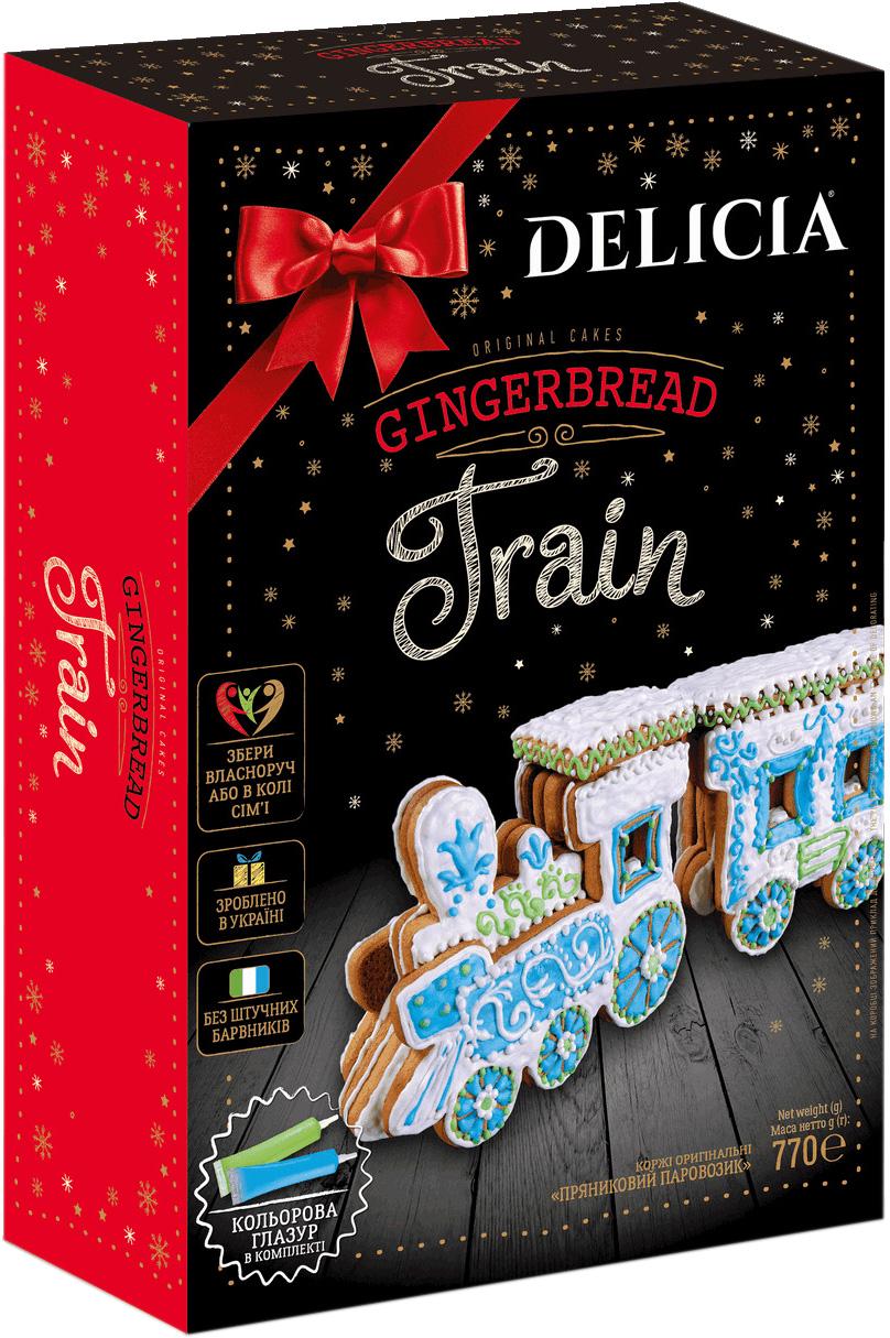 Лепешки Delicia Пряничный паровозик 770 г (15199)